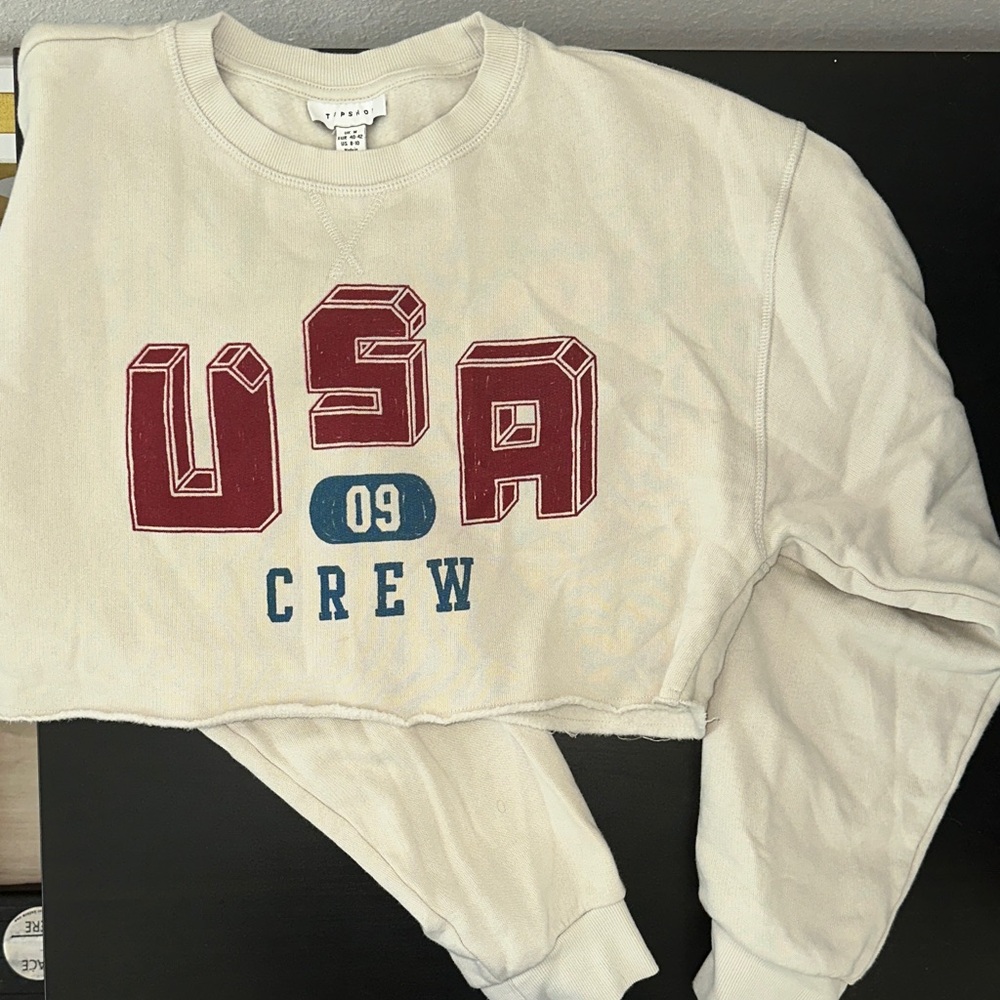 USA Crew Cream Sweater